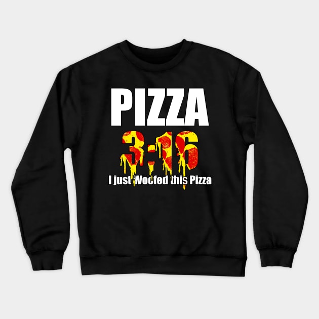 Stone Cold Pizza Crewneck Sweatshirt by zachattack